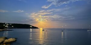 Admire the moon rising from Oneiro Glico in Agia Marina